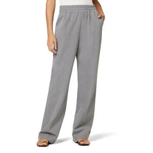 NWT Favorite Daughter Large The Favorite Pant Wide-Leg Relaxed Fit Frost Gray